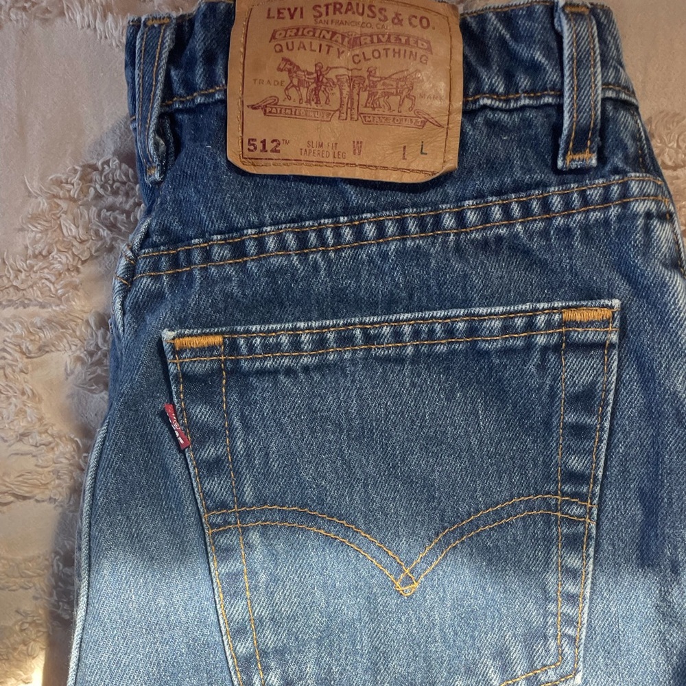 Vintage Levi, Jeans, 512 Slim Fit Tapered leg, blue denim